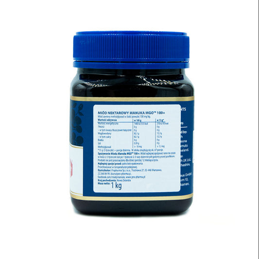 Miód Manuka MGO 100+ 1kg