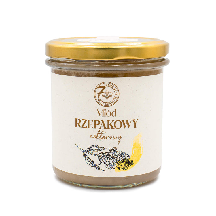 Miód nektarowy rzepakowy 400g