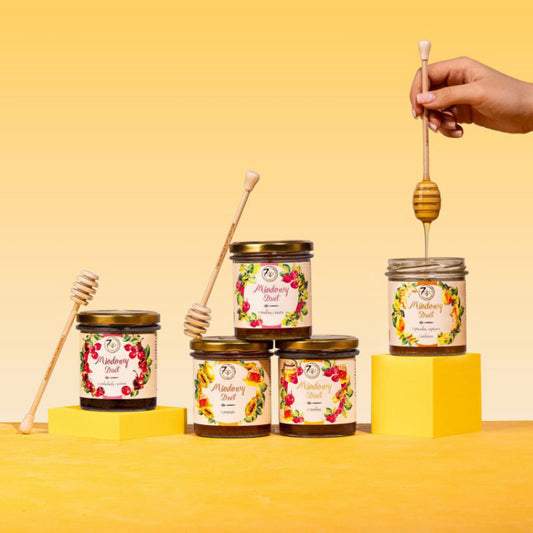 Miód z maliną 400g