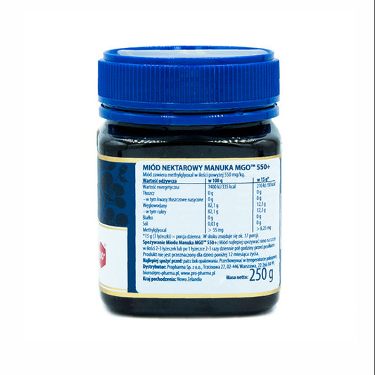 Miód Manuka MGO 550+ 250g